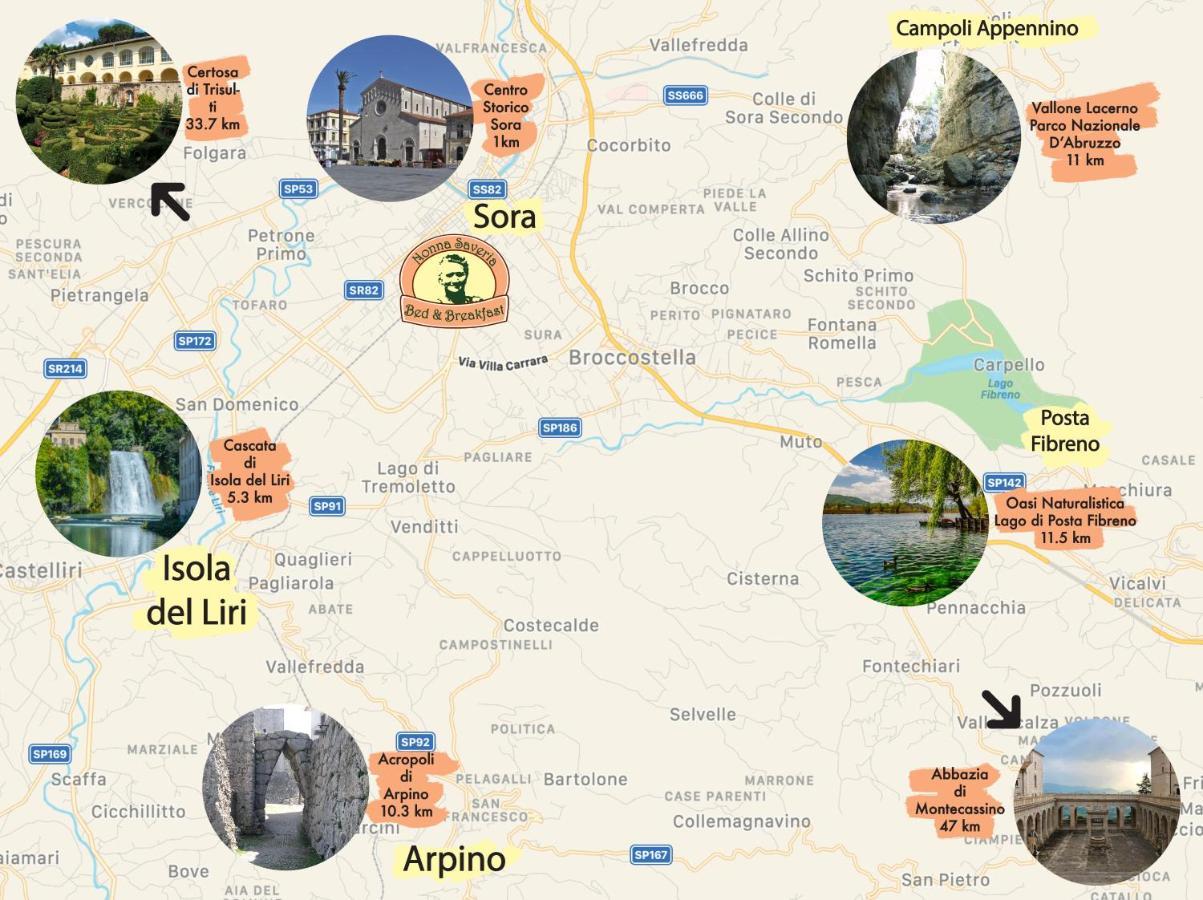Residenza Nonna Saveria Сора Екстер'єр фото